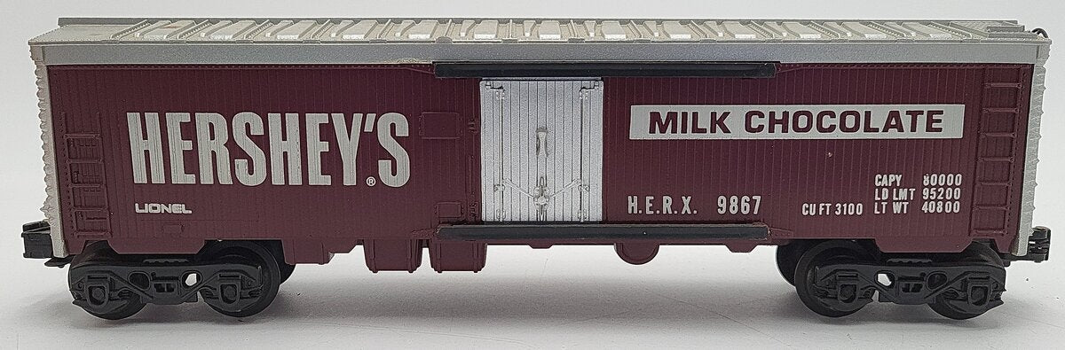 Lionel 6-9867 O Gauge Hershey's Chocolate Billboard Reefer Car #9867 VG/Box