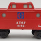 Lionel 6-9163 O Gauge AT&SF N5C Lighted Porthole Caboose EX/Box