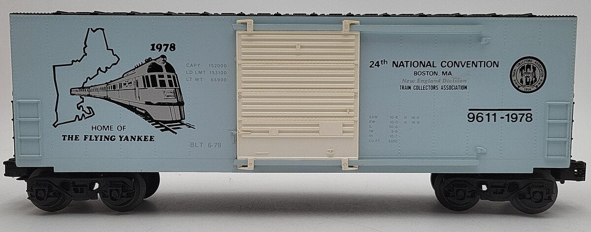 Lionel 6-9611 O Gauge Train Collector's Association Convention Hi-Cube Boxcar LN/Box