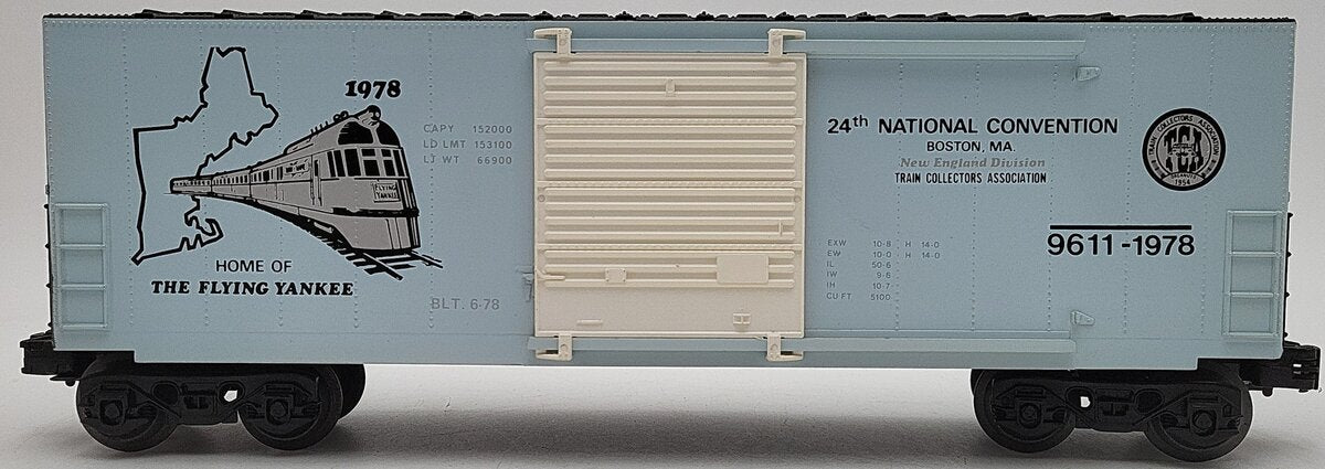 Lionel 6-9611 O Gauge Train Collector's Association Convention Hi-Cube Boxcar LN/Box
