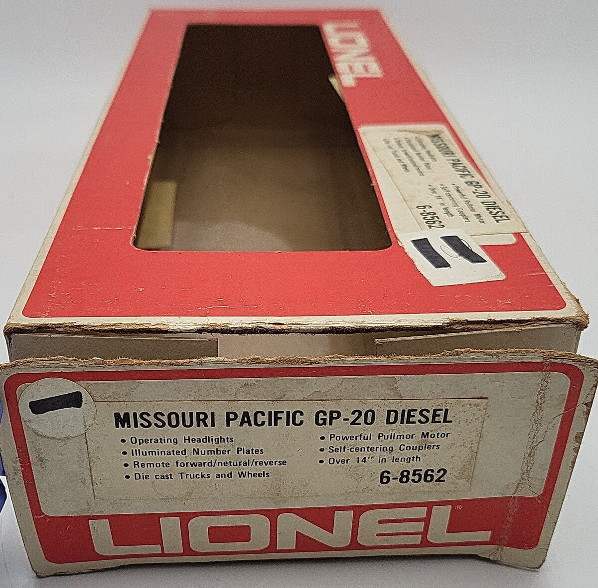 Lionel 6-8562 O Gauge Missouri Pacific GP-20 Diesel Locomotive #8562 VG/Box