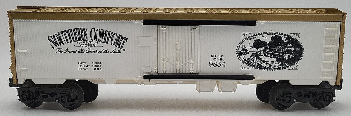 Lionel 6-9834 O Gauge Southern Comfort Billboard Reefer Car #9834 EX/Box