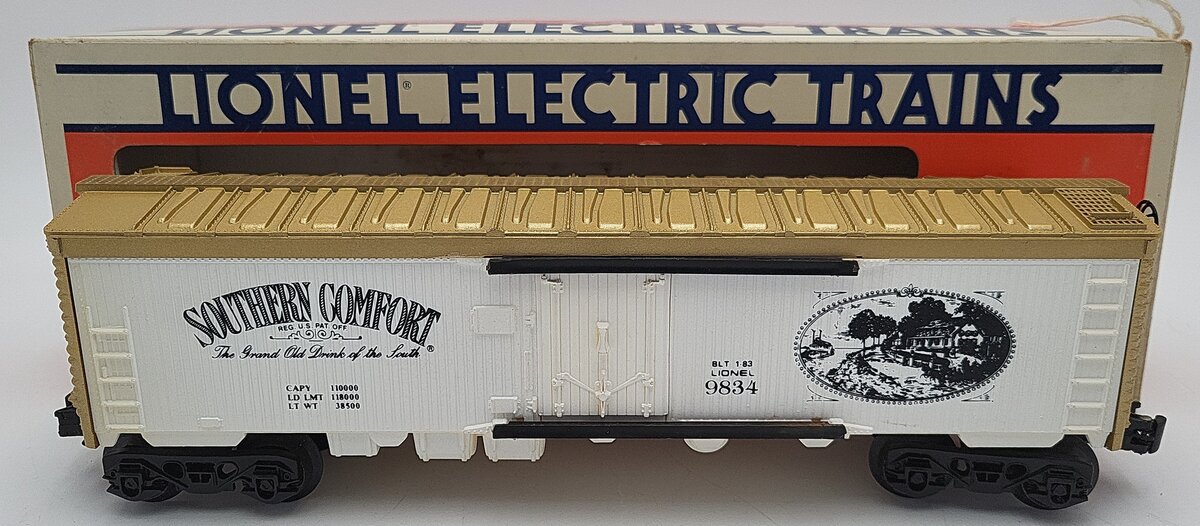 Lionel 6-9834 O Gauge Southern Comfort Billboard Reefer Car #9834 EX/Box