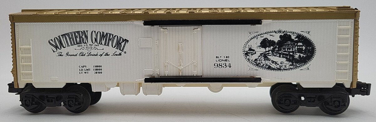 Lionel 6-9834 O Gauge Southern Comfort Billboard Reefer Car #9834 EX/Box