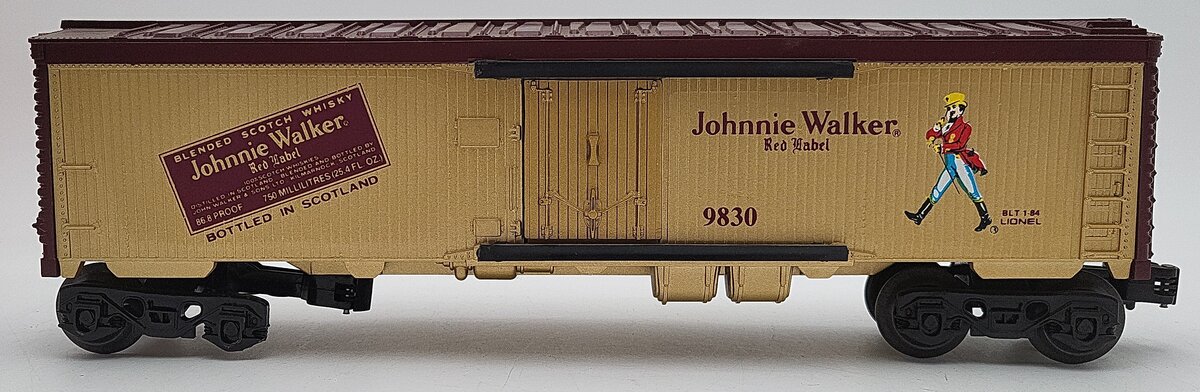 Lionel 6-9830 O Gauge Johnny Walker Red Label Billboard Reefer #9830 VG/Box