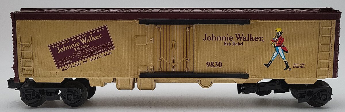Lionel 6-9830 O Gauge Johnny Walker Red Label Billboard Reefer #9830 VG/Box