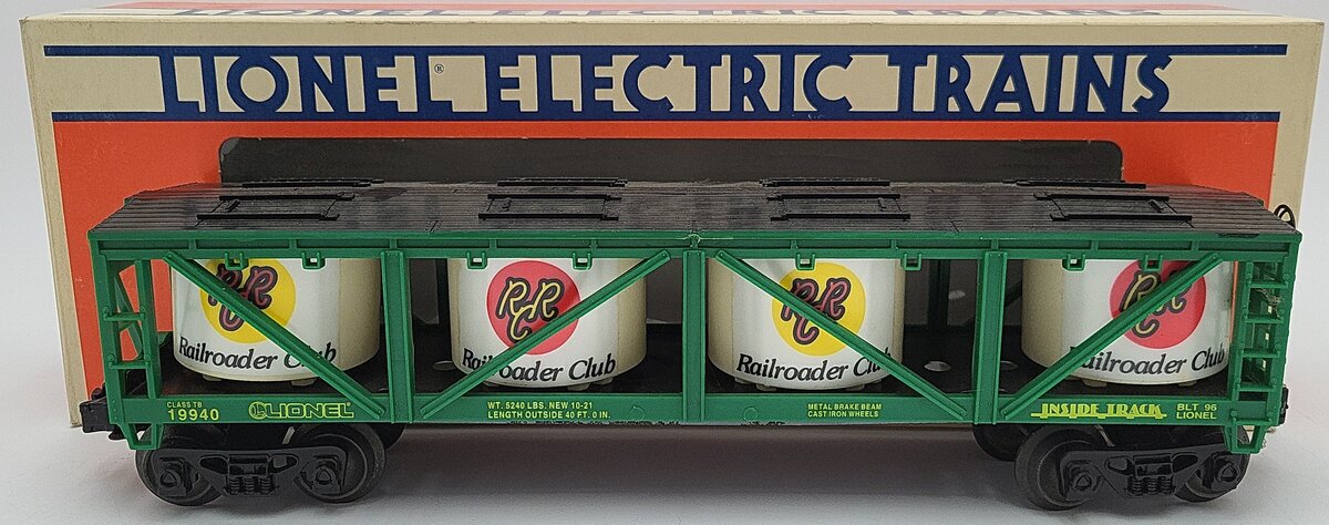 Lionel 6-19940 O Gauge Lionel Railroader Club Vat Car EX/Box