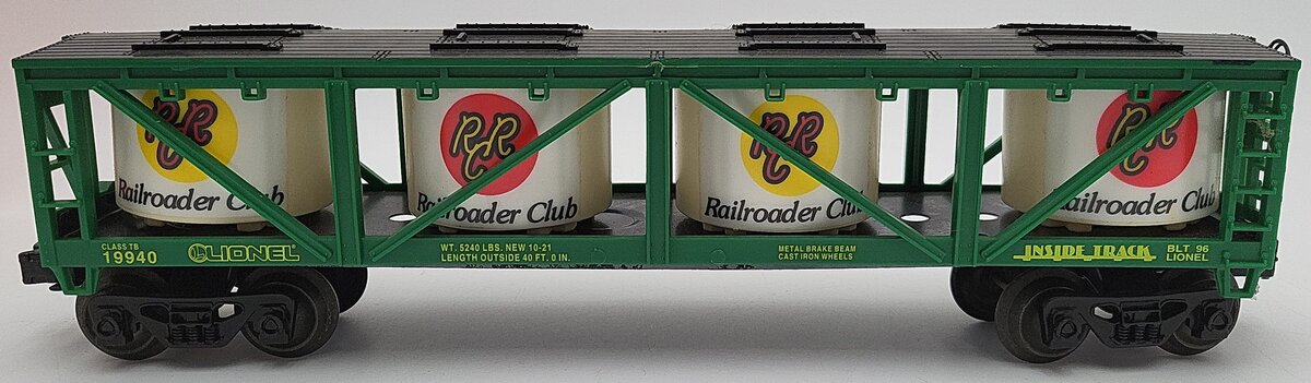 Lionel 6-19940 O Gauge Lionel Railroader Club Vat Car EX/Box
