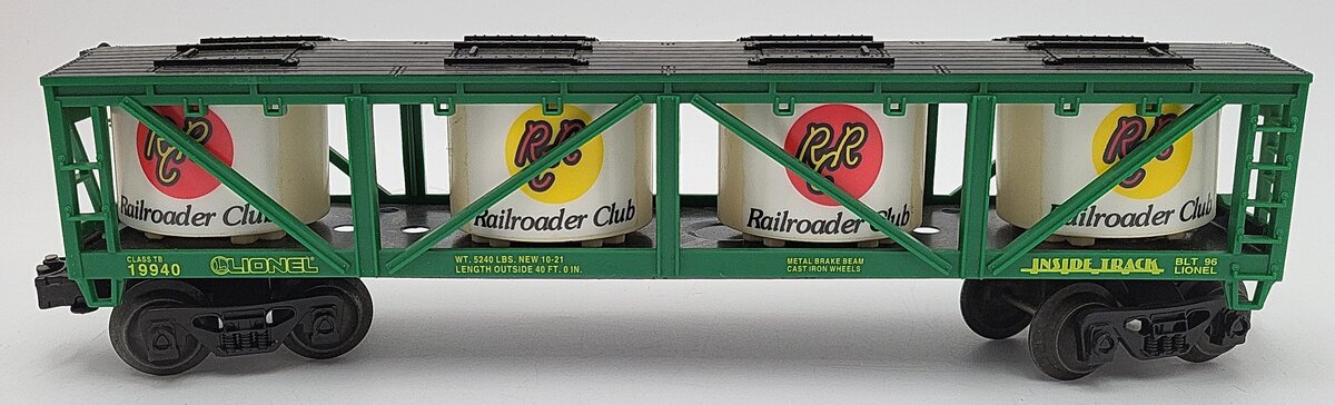 Lionel 6-19940 O Gauge Lionel Railroader Club Vat Car EX/Box