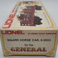 Lionel 6-9553 O Gauge Western & Atlantic Horse Car EX/Box