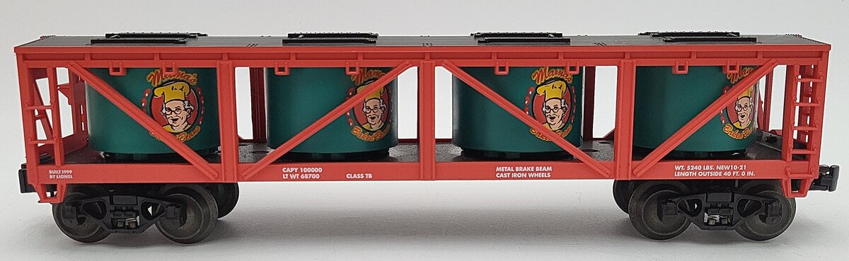 Lionel 6-19447 O Gauge Mama's Baked Beans Vat Car EX/Box
