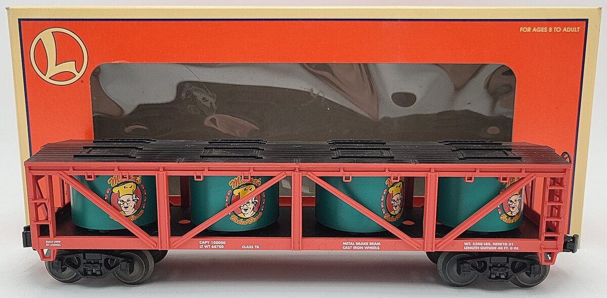 Lionel 6-19447 O Gauge Mama's Baked Beans Vat Car EX/Box