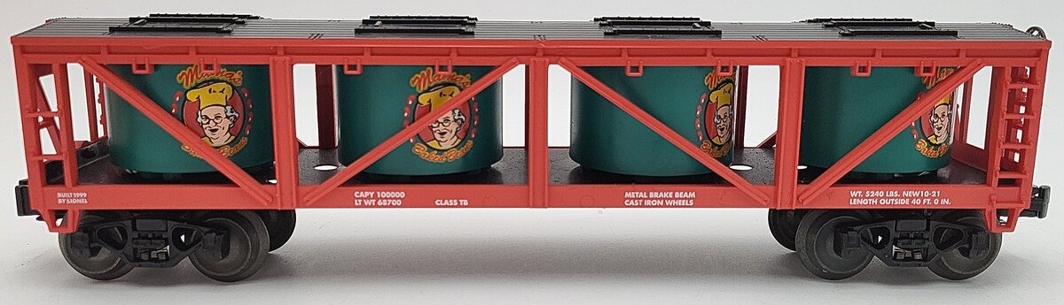 Lionel 6-19447 O Gauge Mama's Baked Beans Vat Car EX/Box