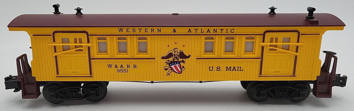 Lionel 6-9551 O Gauge W&ARR US Mail/Baggage Car #9551 EX/Box