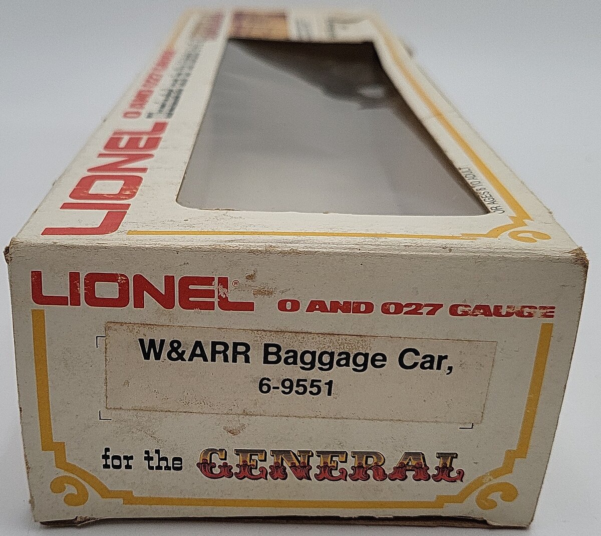 Lionel 6-9551 O Gauge W&ARR US Mail/Baggage Car #9551 EX/Box