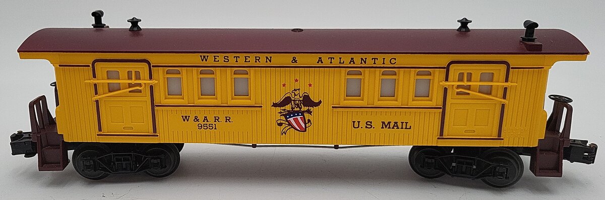 Lionel 6-9551 O Gauge W&ARR US Mail/Baggage Car #9551 EX/Box