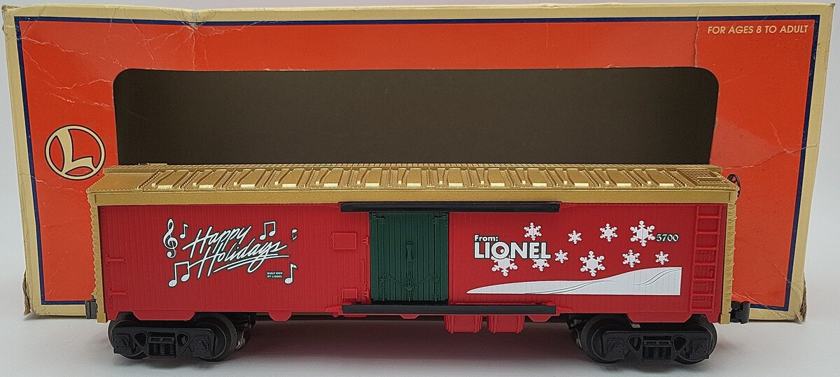 Lionel 6-16785 O Happy Holidays Music Reefer #5700 EX/Box