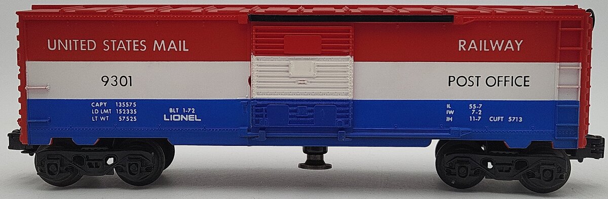 Lionel 6-9301 O Gauge US Mail Operating Boxcar #9301 VG/Box