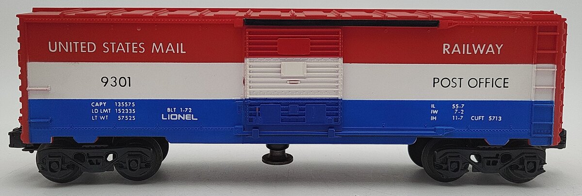 Lionel 6-9301 O Gauge US Mail Operating Boxcar #9301 VG/Box