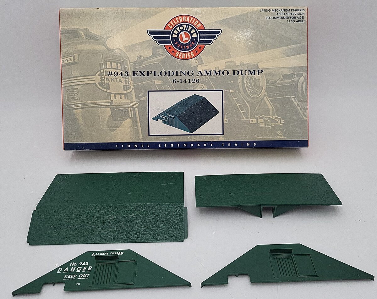 Lionel 6-14126 PWC Exploding Ammo Dump #943 VG/Box