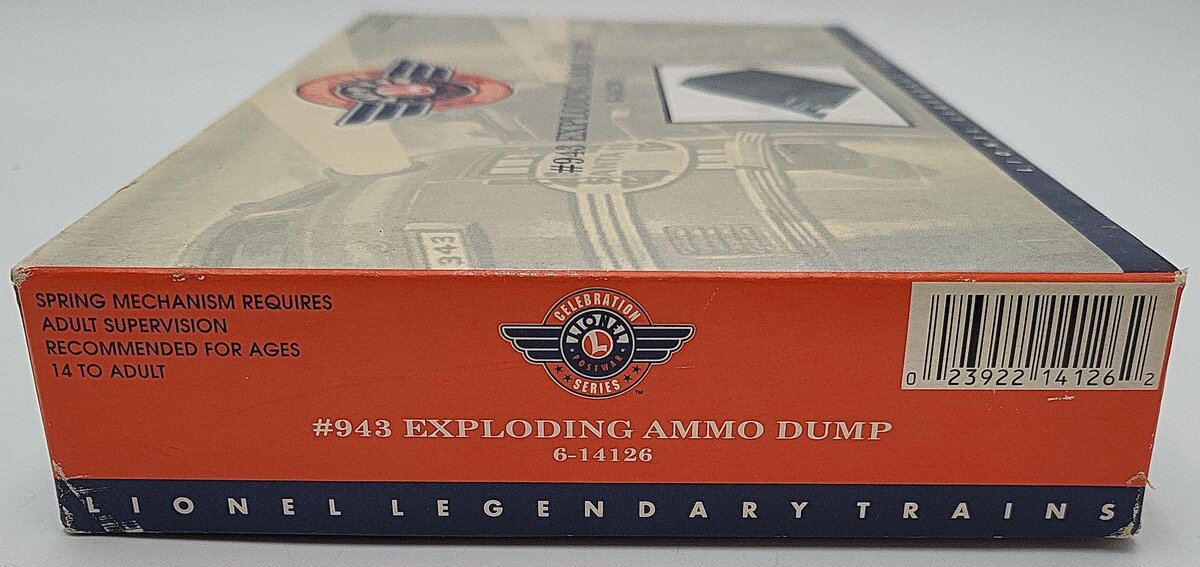 Lionel 6-14126 PWC Exploding Ammo Dump #943 VG/Box