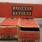 Lionel Vintage O Gauge Lionel Lines Aluminum Passenger Cars: 2530, 2531, 2534 VG/Box