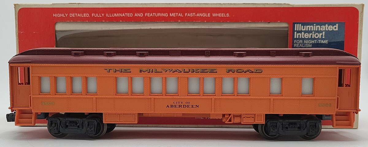 Lionel 6-9501 O Gauge Milwaukee Road Aberdeen Passenger Car EX/Box