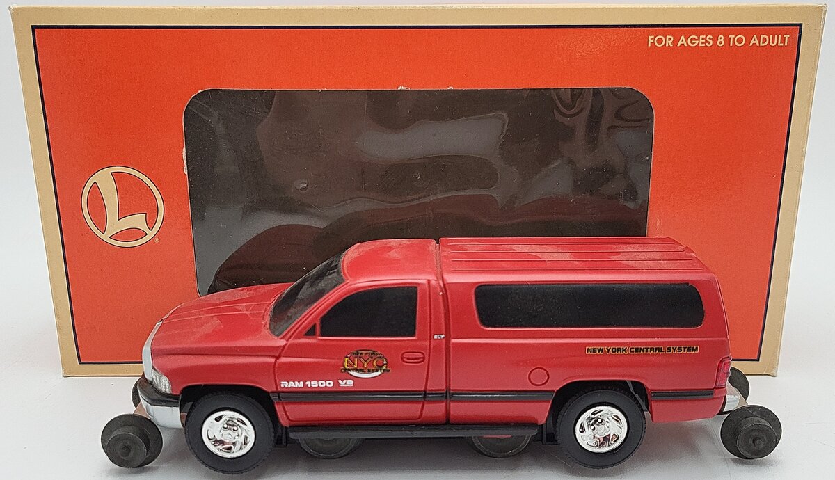 Lionel 6-18436 O Gauge New York Central Dodge Ram Track Inspection Truck EX/Box