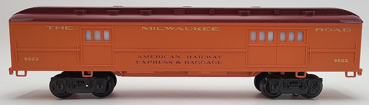 Lionel 6-9522 O Gauge Milwaukee Road Baggage Car #9522 EX/Box