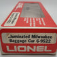 Lionel 6-9522 O Gauge Milwaukee Road Baggage Car #9522 EX/Box