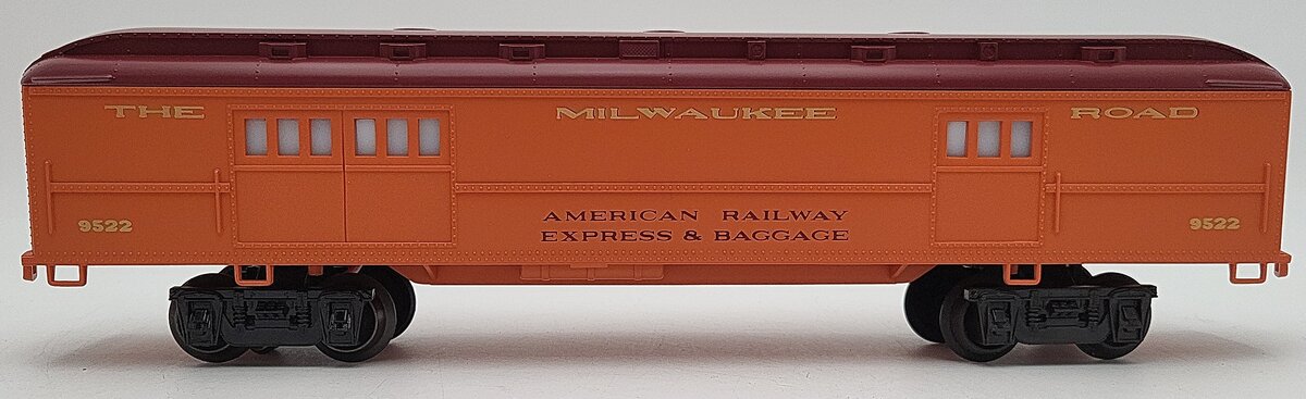 Lionel 6-9522 O Gauge Milwaukee Road Baggage Car #9522 EX/Box
