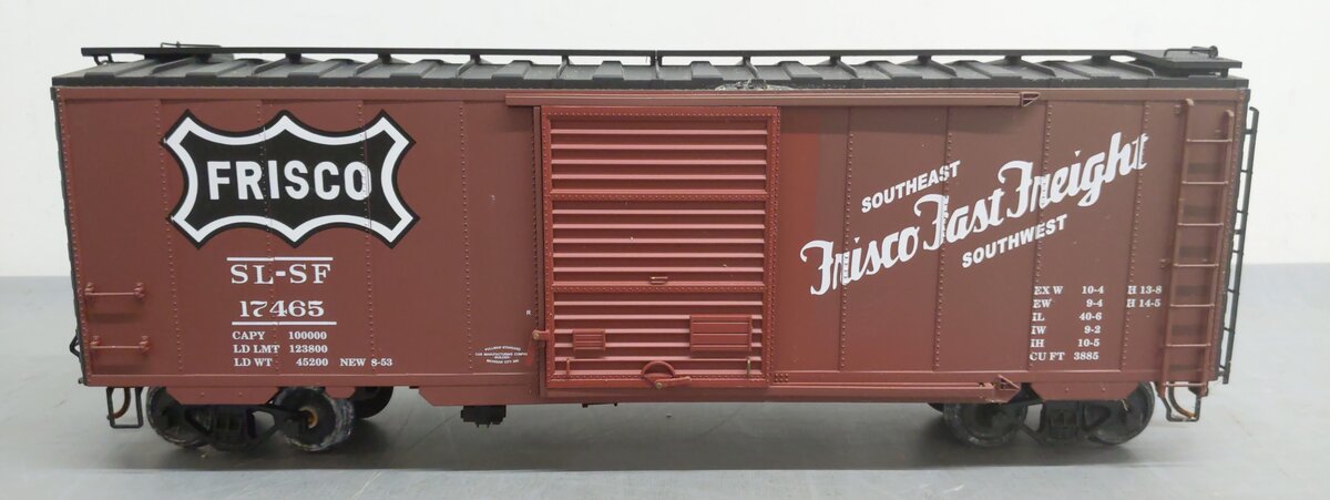 American Mainline G401-12 G Scale Frisco PS-1 Boxcar #17465 VG