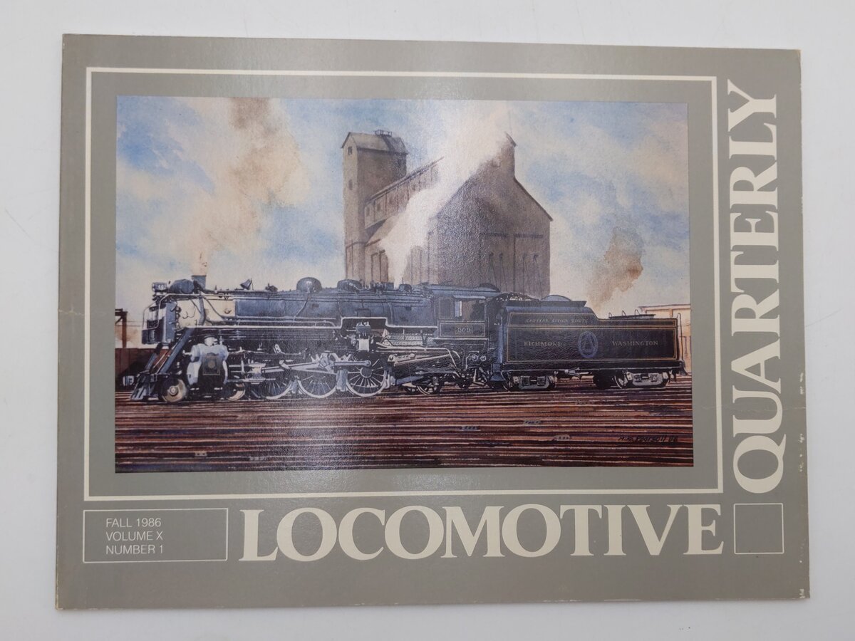 Locomotive Quarterly 1986 Fall Vol 10 #1 Paperback Book By Jack W. Jarrell EX