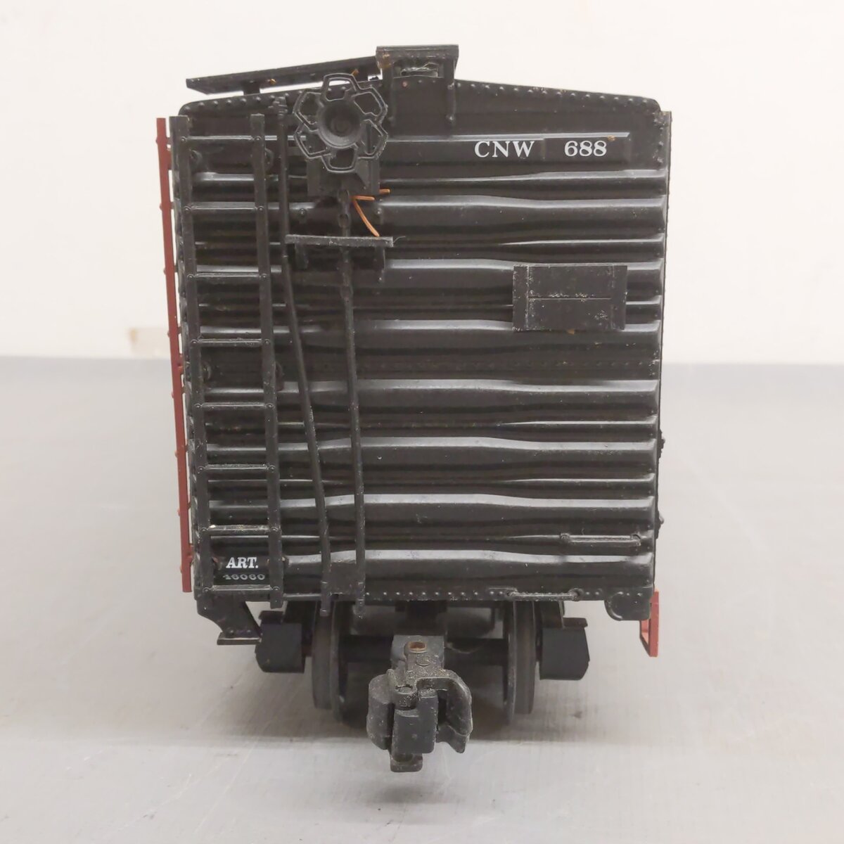 Aristo-Craft 46060-B G Scale Chicago & North Western 40' Steel Boxcar #688 VG