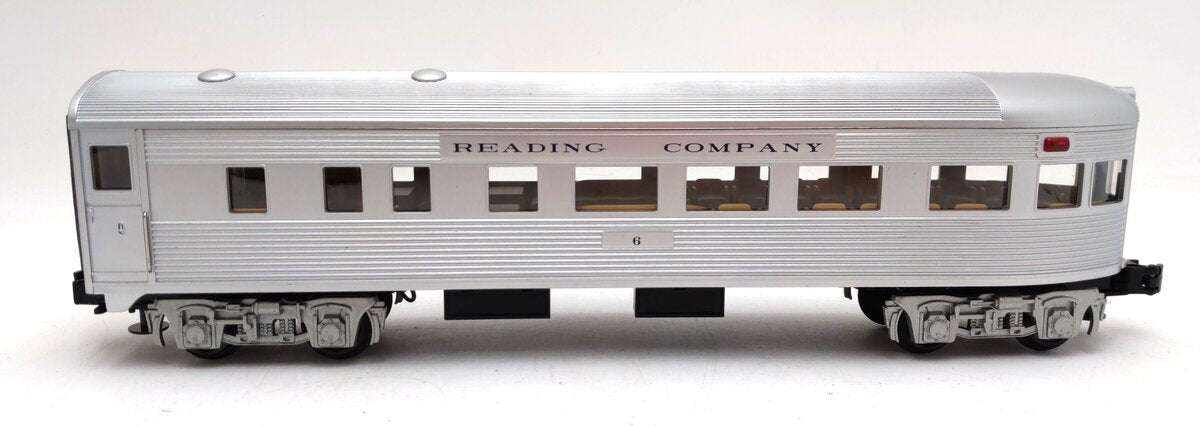 MTH 30-6136 O-27 Reading Observation Car EX/Box