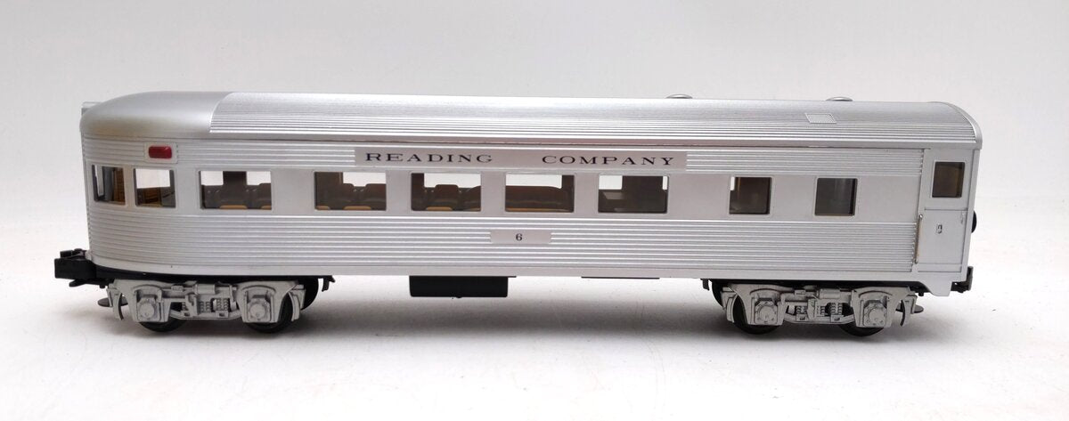 MTH 30-6136 O-27 Reading Observation Car EX/Box