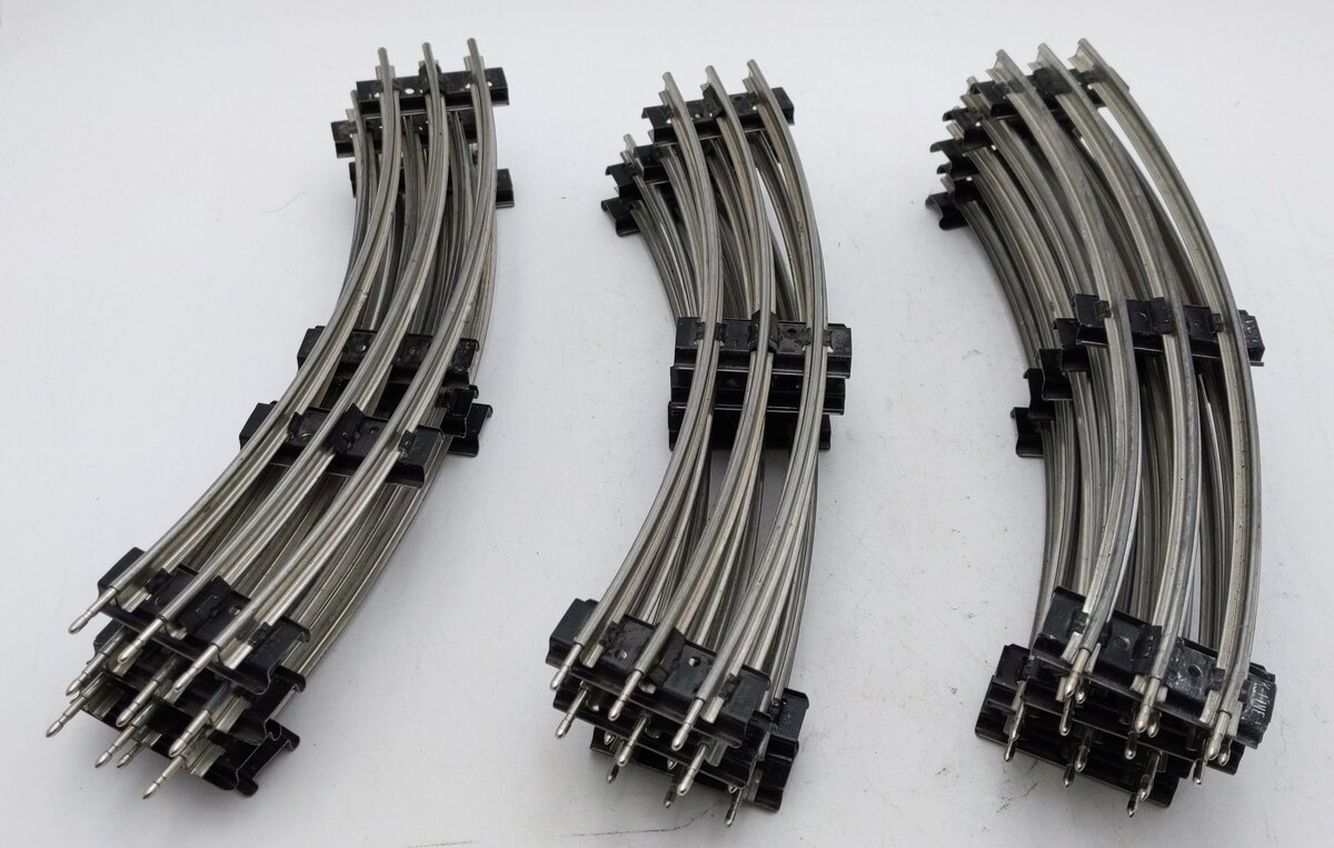 Lionel 6-65501 O Gauge Tubular 31" Diameter Curved Track (13) VG