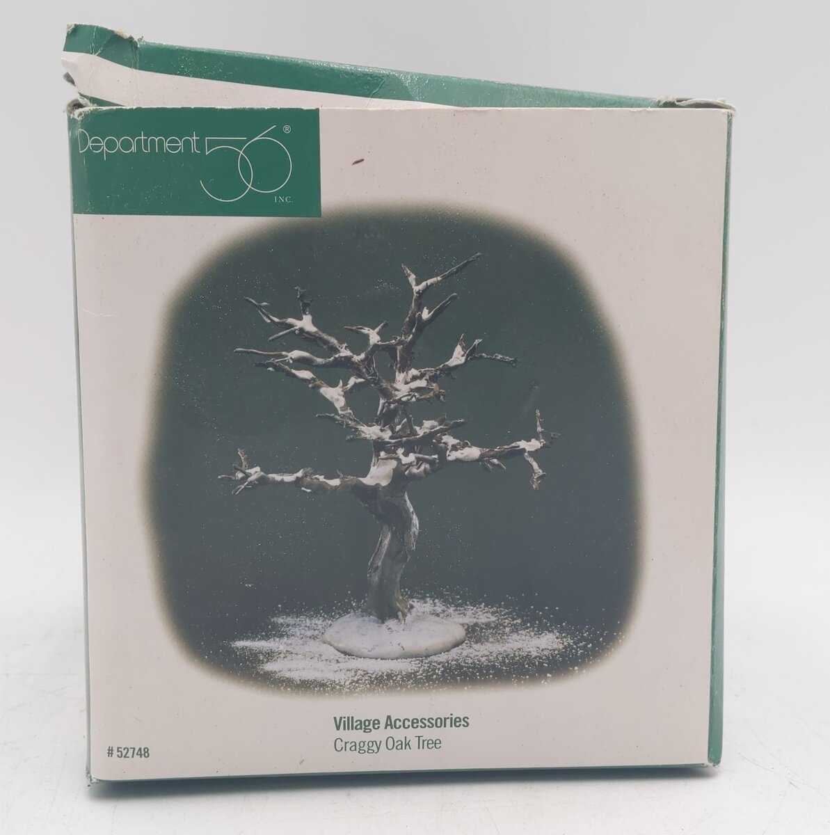 Dept 56 52748 Christmas Village Accessory Craggy Oak Tree EX/Box