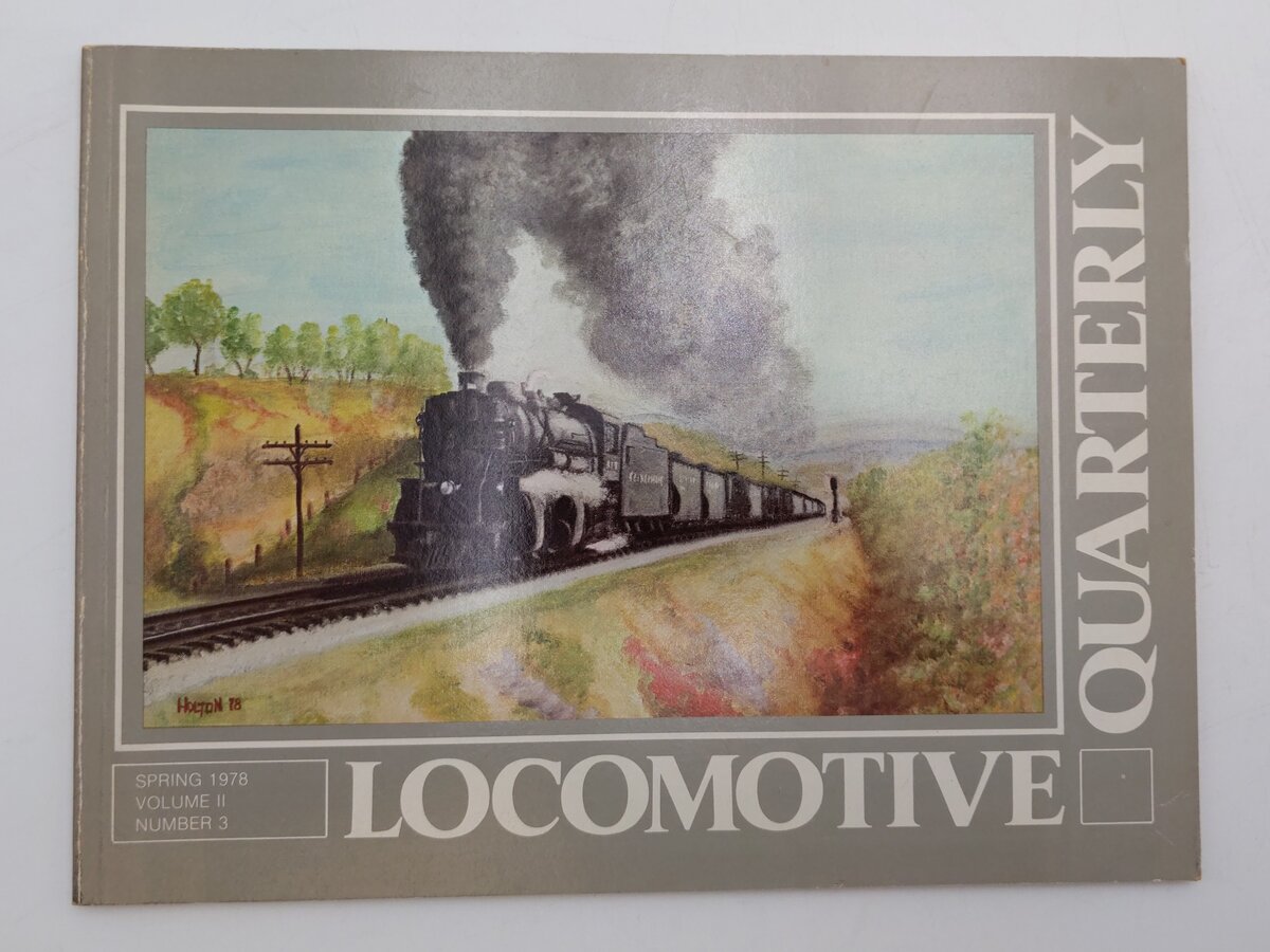 Locomotive Quarterly 1978 Spring No3 Vol.2 Paperback Book By Jack W. Jarrell EX