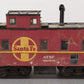 Aristo-Craft 42106 Santa Fe Long Steel Caboose #999506 (Metal Wheels) VG