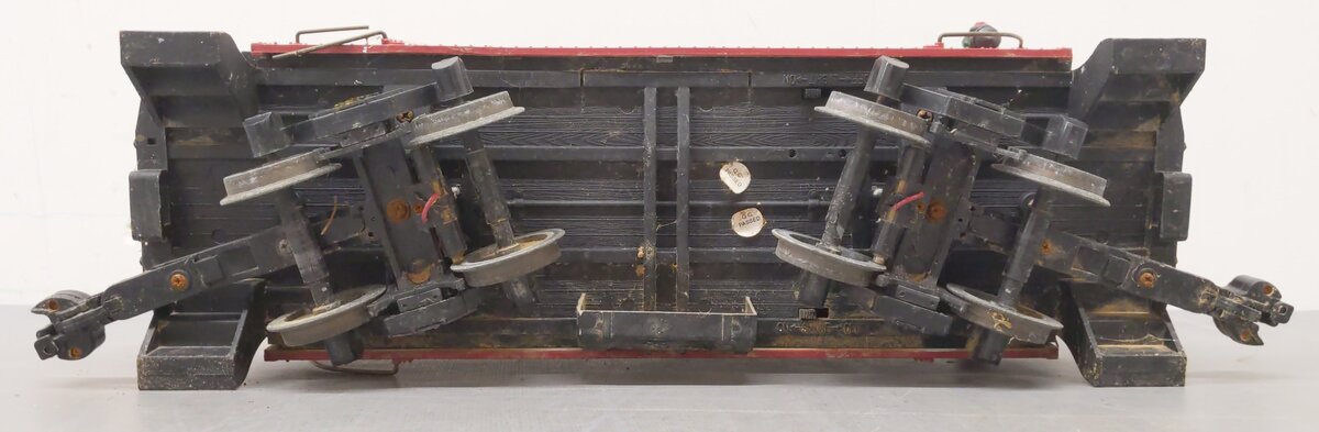 Aristo-Craft 42106 Santa Fe Long Steel Caboose #999506 (Metal Wheels) VG