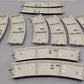 Lionel 6-12043 O Scale FasTrack O48 Curved Track [10] VG
