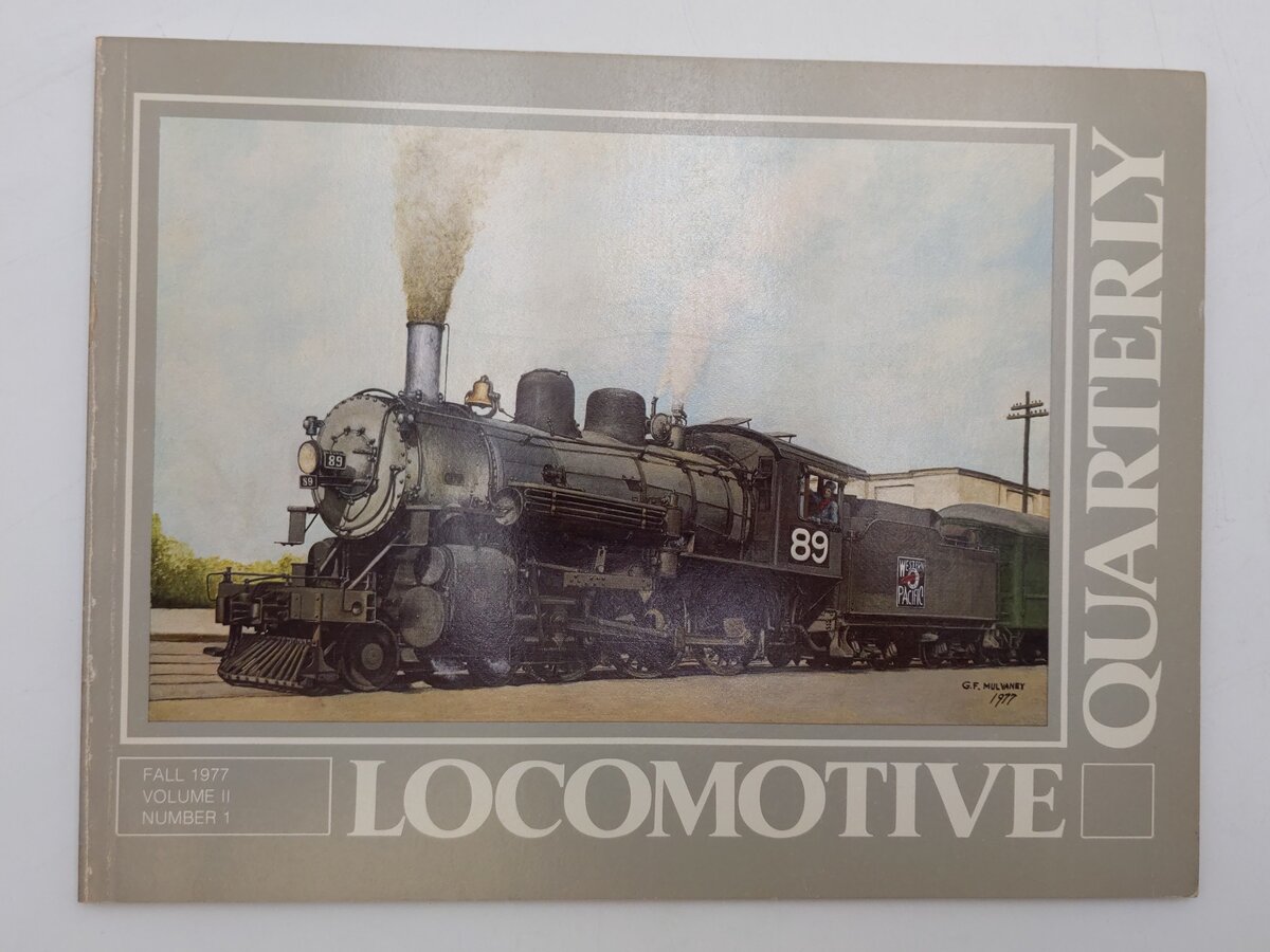 Locomotive Quarterly Fall 1977 Vol.2 No.1 Paperback Book By Jack W. Jarrell EX