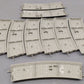 Lionel 6-12056 O Gauge FasTrack O60 Curved Track Sections [9] VG