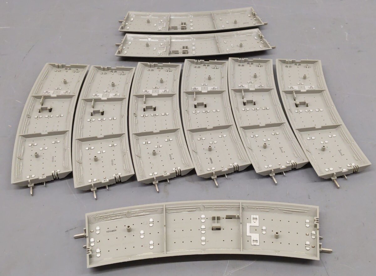 Lionel 6-12056 O Gauge FasTrack O60 Curved Track Sections [9] VG