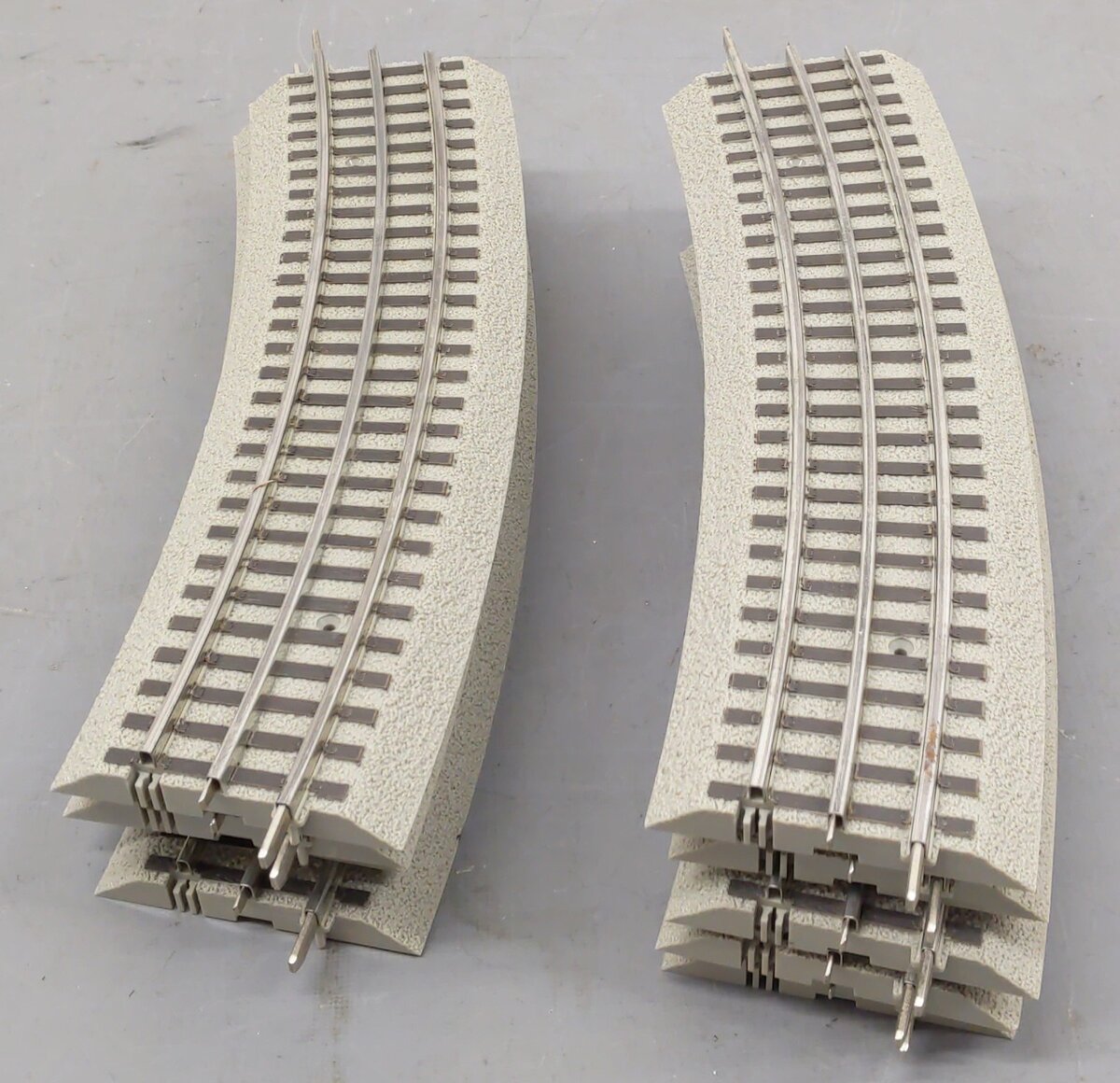 Lionel 6-12056 O Gauge FasTrack O60 Curved Track Sections [9] VG