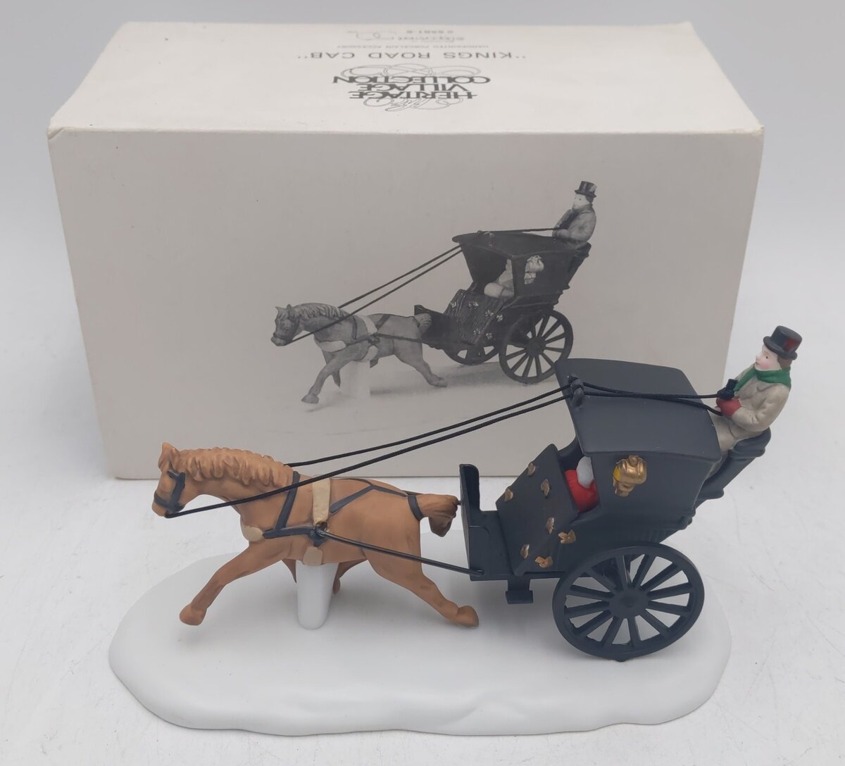 Dept 56 56.55816 Dickens Village King's Road Cab EX/Box