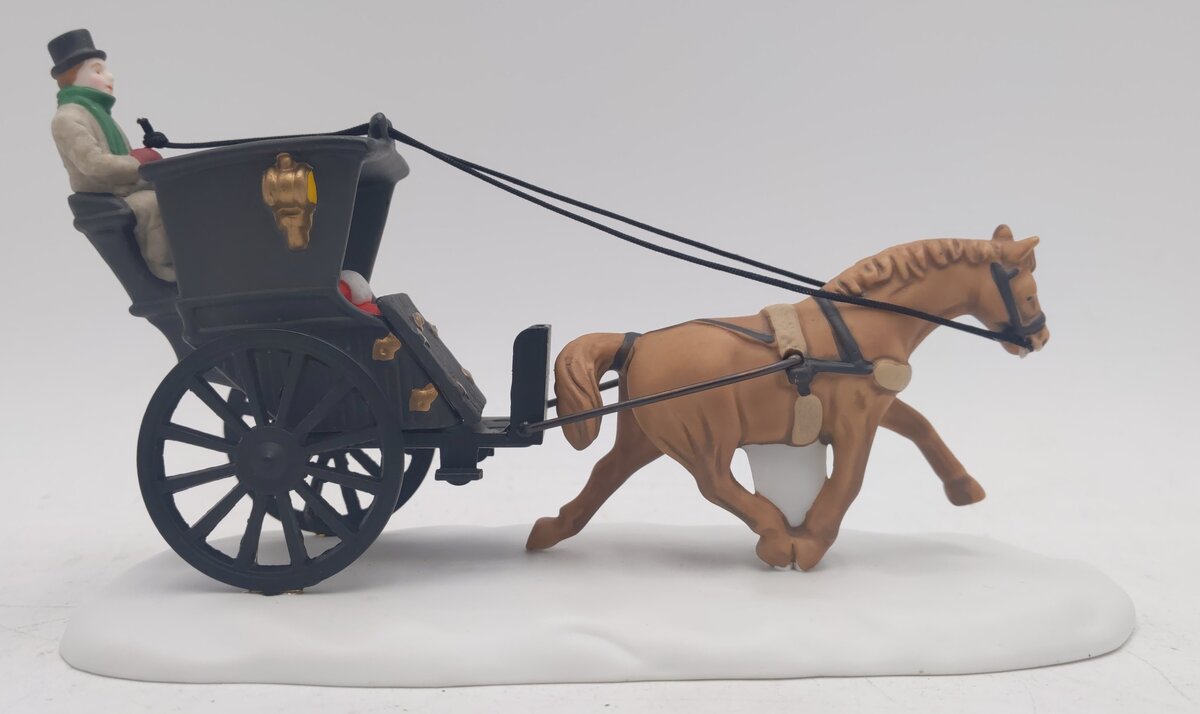 Dept 56 56.55816 Dickens Village King's Road Cab EX/Box