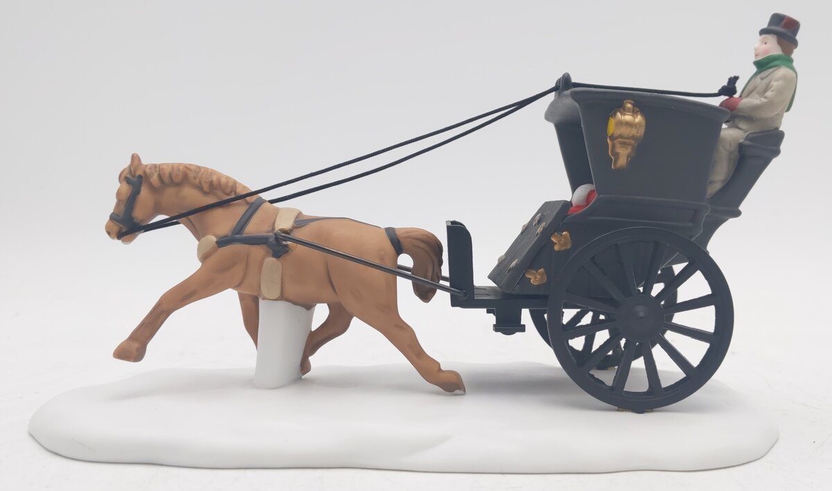 Dept 56 56.55816 Dickens Village King's Road Cab EX/Box