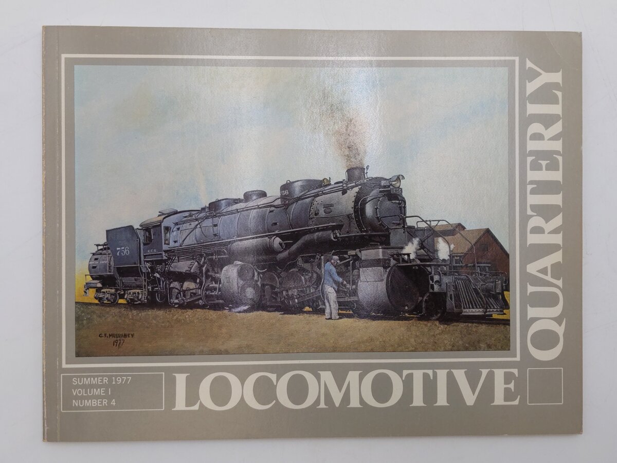 Locomotive Quarterly 1977 Summer Vol 1 #4 Paperback Book By Jack W. Jarrell EX